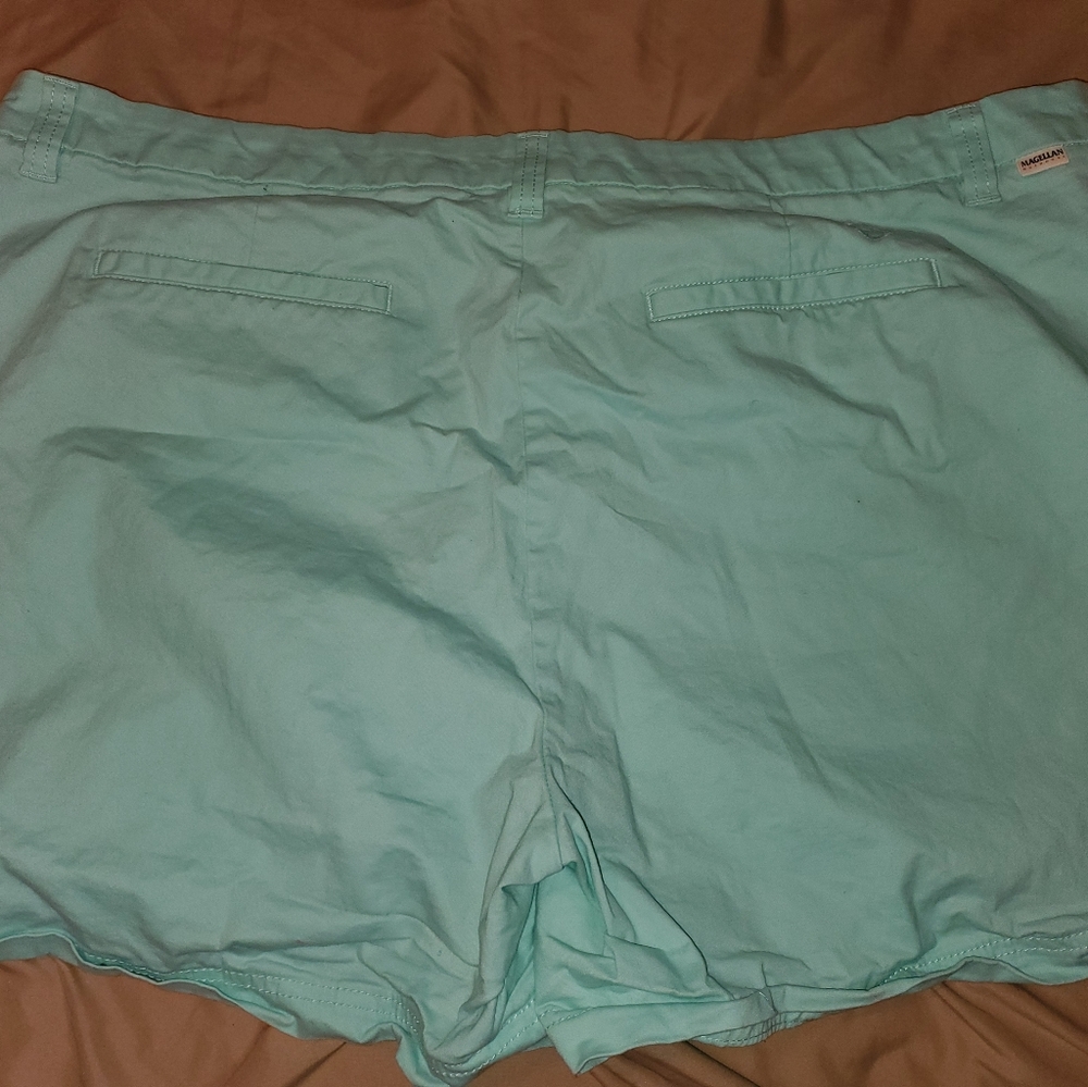 Plus size Magellan Shorts Teal in color